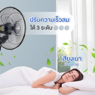 SMARTHOME Cool พัดลมแขวนผนัง 16 นิ้ว รุ่น WF216A