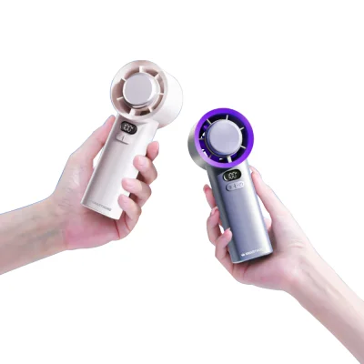 พัดลมมือถือ แบบพกพา 100 ระดับ พร้อมแผ่นทำความเย็น รุ่น SM-HF03