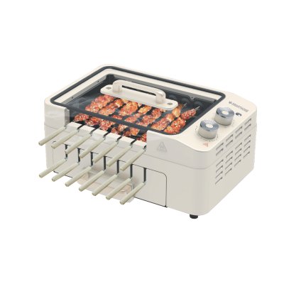 SMARTHOME เตาบาร์บีคิวไฟฟ้า แบบหมุนอัตโนมัติ รุ่น SM-BBQ1200