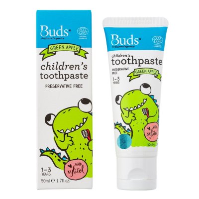 Buds - Toothpaste with Xylitol Greenapple 50Ml