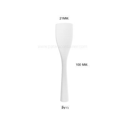 ช้อนพลาสติกไอศกรีม ขนาด 10 CM. (Plastic Spoon 10 CM.)