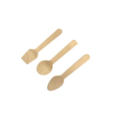 ช้อนไม้ไอศกรีมสั้น (Wooden Spoon)