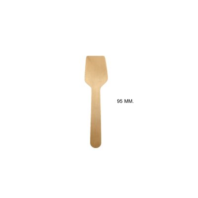 ช้อนไม้ไอศกรีมสั้น (Wooden Spoon)