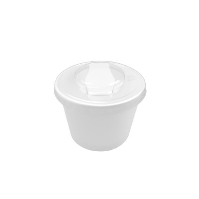 ฝาพลาสติกใส PET แบบล็อคช้อน ขนาด 5 ออนซ์ (PET Lid w/ Spoon 5 OZ.)