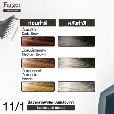 (Ash Shade) Farger HCE Hair Color Cream 100 ml.