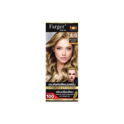 (น้ำยาย้อมผม โทนสีบลอนด์) Farger ฟาร์เกอร์ เอชซีอี แฮร์ คัลเลอร์ ครีม 100 มล.
