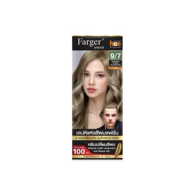 (น้ำยาย้อมผม โทนสีเขียวหม่น) Farger ฟาร์เกอร์ เอชซีอี แฮร์ คัลเลอร์ ครีม 100 มล.