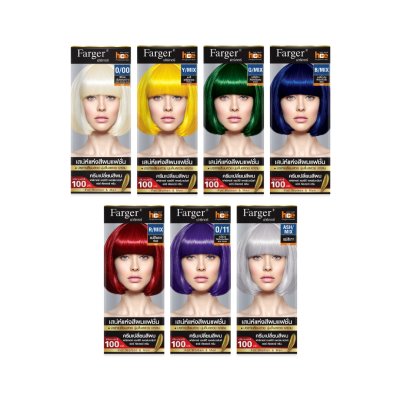 (แม่สี ) Farger ฟาร์เกอร์ เอชซีอี แฮร์ คัลเลอร์ ครีม 100 มล.
