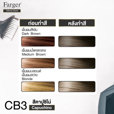 (Coffee Brown Shade) Farger HCE Hair Color Cream 100 ml.