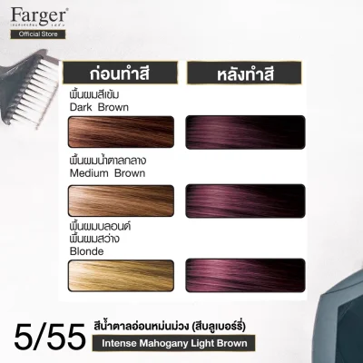 (Burgundy Shade) Farger HCE Hair Color Cream 100 ml.