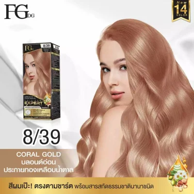 Farger น้ำยาย้อมผม เบอร์ 8/39 สี CORAL GOLD
