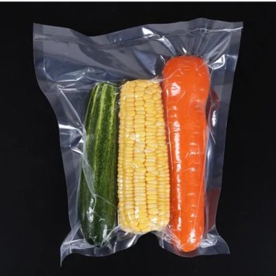 ถุงสุญญากาศลายเรียบซีล 3 ด้าน แบบบาง (หนารวม 170 ไมครอน) (100 ใบ/แพ็ค)