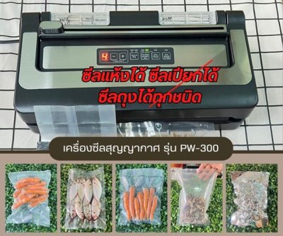เครื่องซีลสุญญากาศ รุ่น PW-300