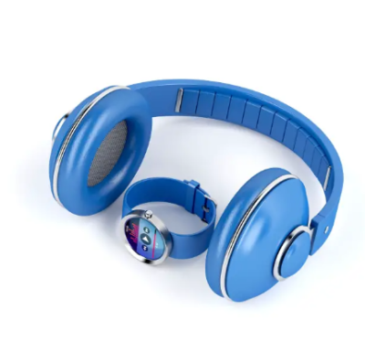 Trendy Blue Headphone