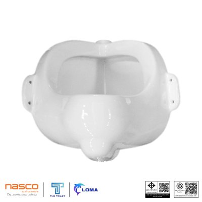 Corner urinal sanitary ware, CORAL model