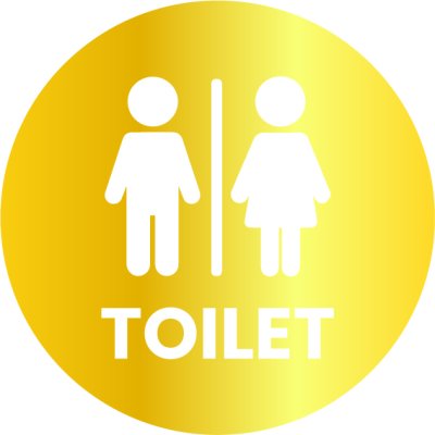 toilet sign