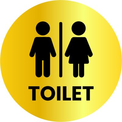 toilet sign