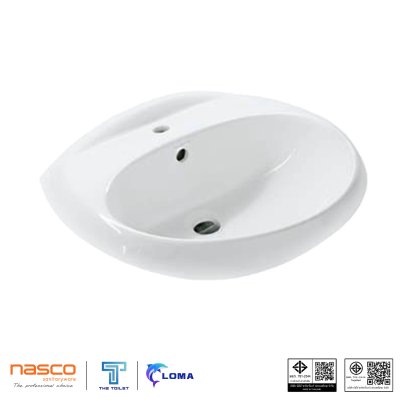 NASCO round hanging basin sanitary ware, New Marco model.