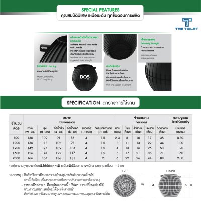 Wastewater treatment tank, aeration type, CAMP model with AIR BLOWER AB40