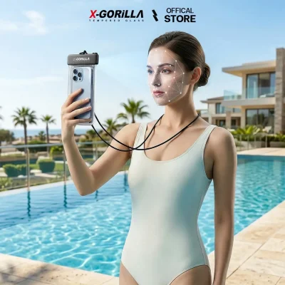 ซองกันน้ำมือถือ X-GORiLLA ระดับ IPX8 กันน้ำได้100% สำหรับเล่นสงกรานต์ ไปดำนํ้า เที่ยวทะเล มี 5 สีให้เลือก สินค้าพร้อมจัดส่ง