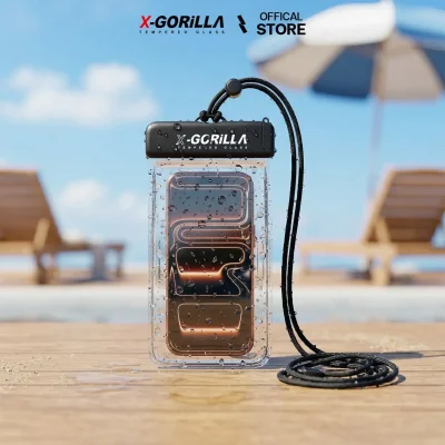 ซองกันน้ำมือถือ X-GORiLLA ระดับ IPX8 กันน้ำได้100% สำหรับเล่นสงกรานต์ ไปดำนํ้า เที่ยวทะเล มี 5 สีให้เลือก สินค้าพร้อมจัดส่ง