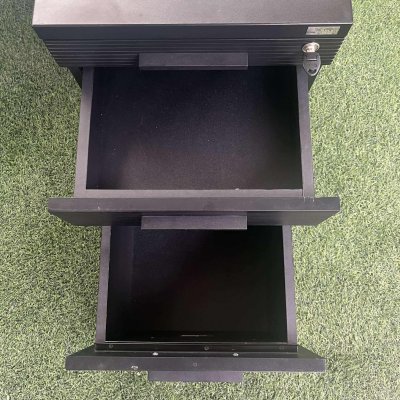 ตู้ลิ้นชักใต้โต๊ะ (สีดำ)