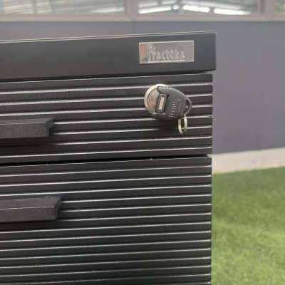 ตู้ลิ้นชักใต้โต๊ะ (สีดำ)