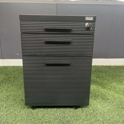 ตู้ลิ้นชักใต้โต๊ะ (สีดำ)