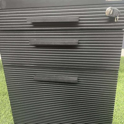 ตู้ลิ้นชักใต้โต๊ะ (สีดำ)