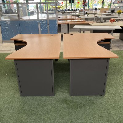 โต๊ะทำงานผู้บริหารทรง L