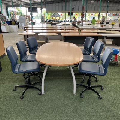 โต๊ะประชุม 6 ที่นั่ง