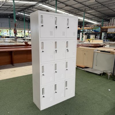 ตู้ล็อกเกอร์เหล็ก 12 ช่อง