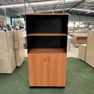 ตู้เอกสาร 2 บานเปิดบนโล่ง 4 ชั้น (ไม่มีกุญแจล็อค)