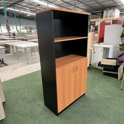 ตู้เอกสาร 2 บานเปิดบนโล่ง 4 ชั้น (ไม่มีกุญแจล็อค)