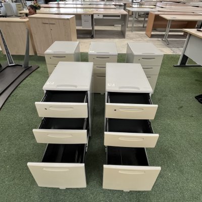 ตู้ลิ้นชักเหล็กใต้โต๊ะ okamura