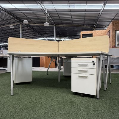 โต๊ะทำงานกลุ่ม 3 ที่นั่ง