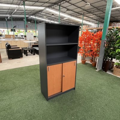 ตู้เอกสาร 2 บานเลื่อนบนโล่ง 4 ชั้น