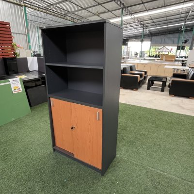 ตู้เอกสาร 2 บานเลื่อนบนโล่ง 4 ชั้น