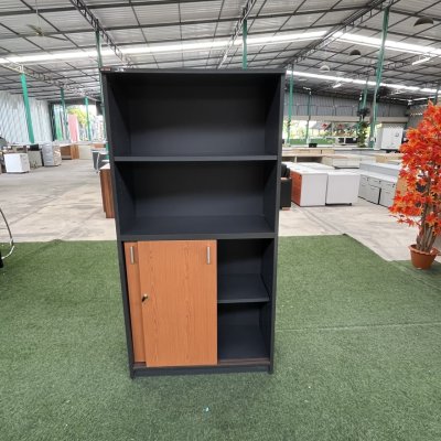 ตู้เอกสาร 2 บานเลื่อนบนโล่ง 4 ชั้น