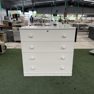 ตู้เอกสาร 4 ลิ้นชัก (สีขาว)