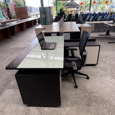 โต๊ะทำงานผู้บริหารทรง L