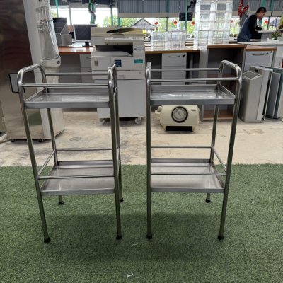 ชั้นวางของสเตนเลส 2 ชั้น