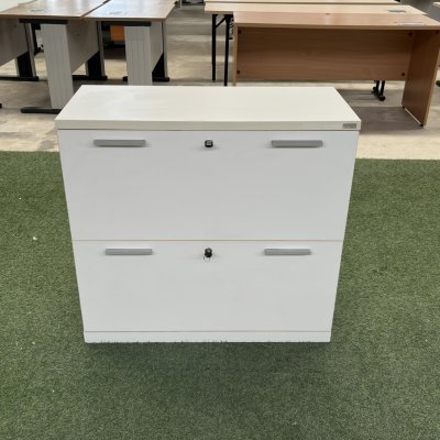 ตู้ลิ้นชักใส่แฟ้มแขวน (สีขาว)