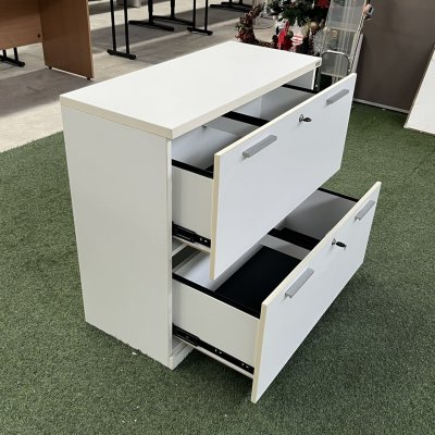 ตู้ลิ้นชักใส่แฟ้มแขวน (สีขาว)