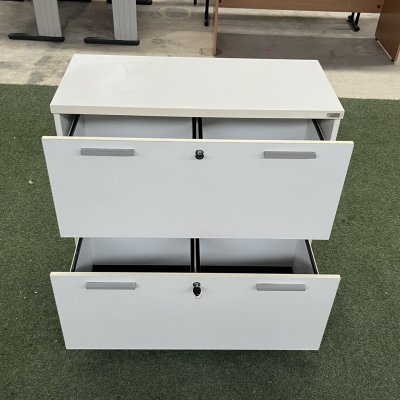 ตู้ลิ้นชักใส่แฟ้มแขวน (สีขาว)