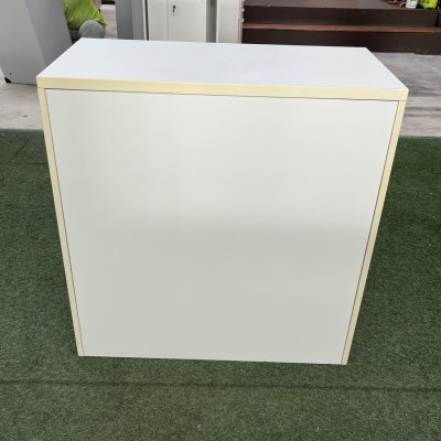 ตู้เอกสาร 2 บานเลื่อน 2 ชั้น (สีขาว)