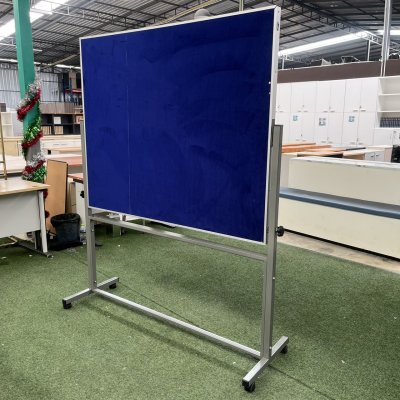 กระดานกำมะหยี่ติดป้ายประกาศ 2 หน้า