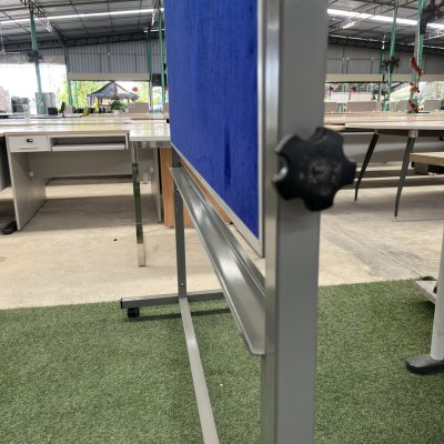 กระดานกำมะหยี่ติดป้ายประกาศ 2 หน้า