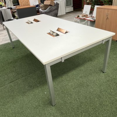 โต๊ะประชุม 6-8 ที่นั่ง (สีขาว)
