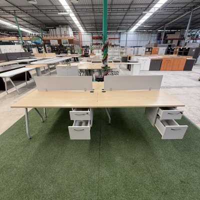 โต๊ะทำงานกลุ่ม 4 ที่นั่ง